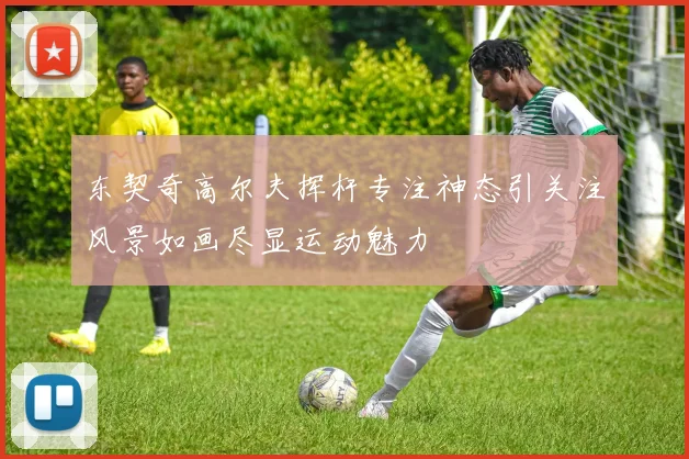 东契奇高尔夫挥杆专注神态引关注风景如画尽显运动魅力